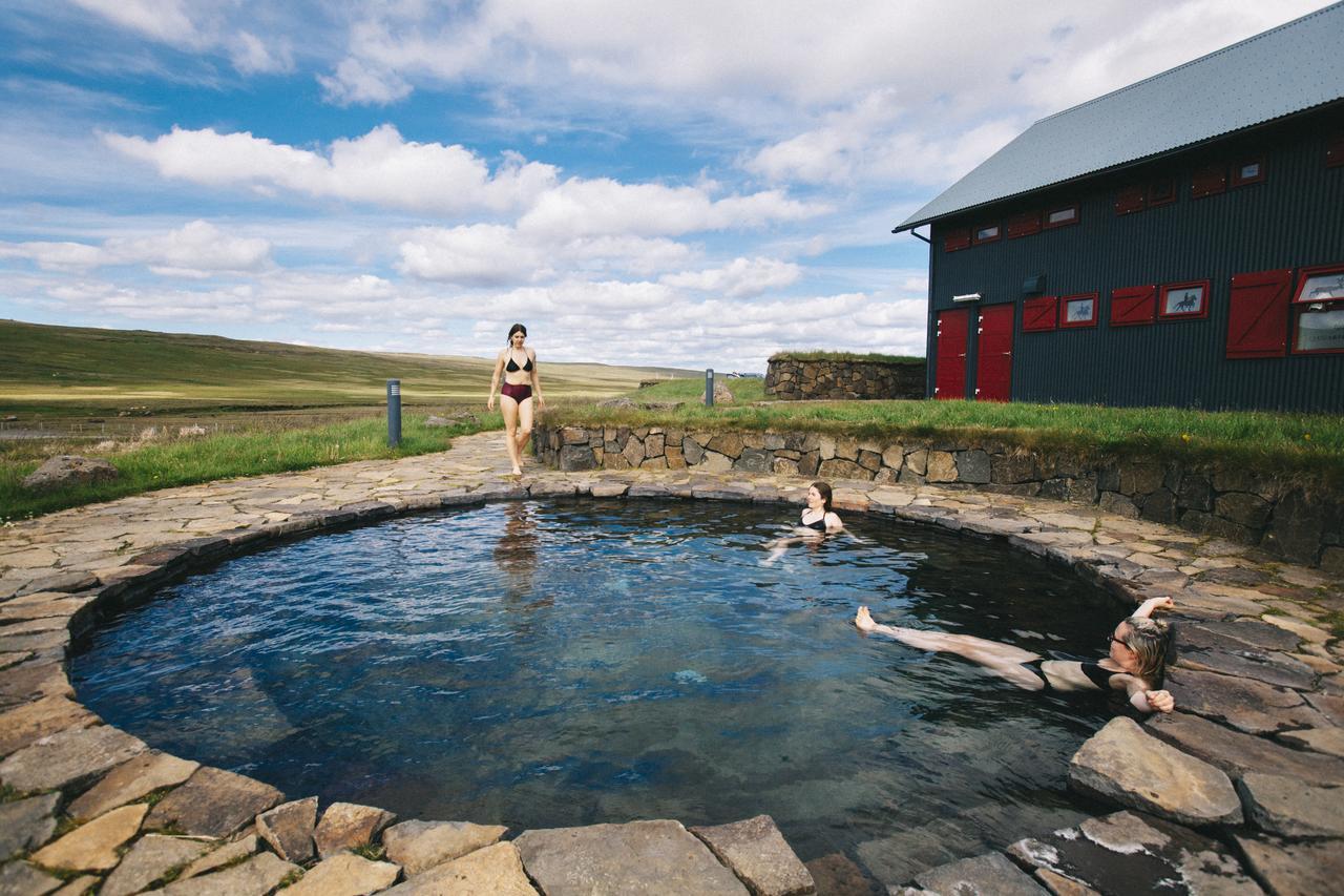 Laugarfell Accommodation & Hot Springs Bagian luar foto