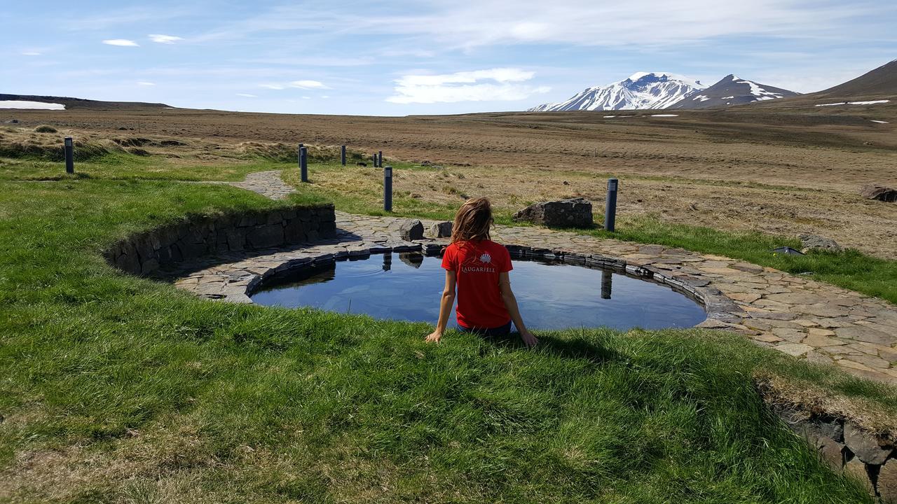 Laugarfell Accommodation & Hot Springs Bagian luar foto